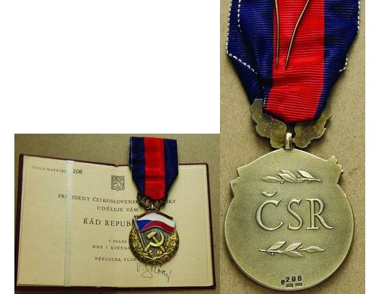 Řád republiky ČSR (Aurea Praha).JPG